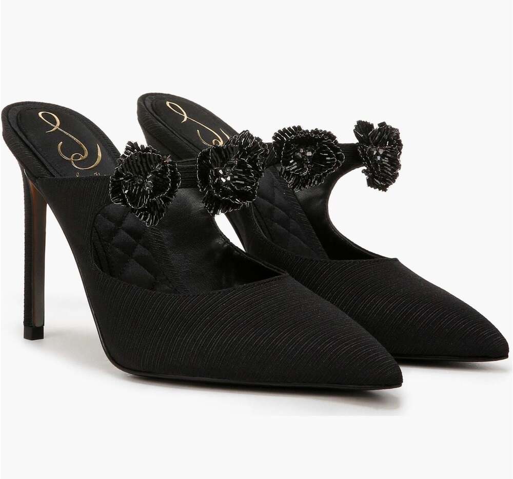 Sam Edelman Amelie Beaded Floral Mules